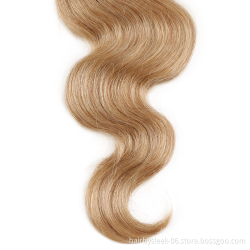 Rebecca Fashion wholesale vendors16~24 inches process body wave S613 machine double weft synthetic hair extension bundles